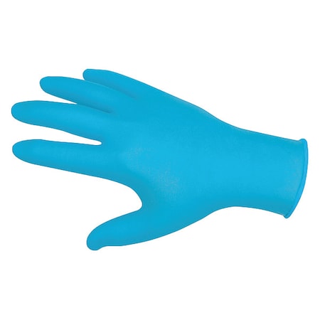 Nitri-Med6010, Disposable Gloves, 4.5 mil Palm, Nitrile, Powder-Free, S, 1000 PK, Blue
