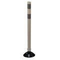 Delineator Post, HDPE, High-Intensity Prismatic, 36" Height, 36" Length, 1.6 lb, White
