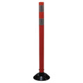 Delineator Post, HDPE, High-Intensity Prismatic, 36" Height, 36" Length, 1.6 lb, Orange