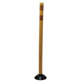 Delineator Post, HDPE, High-Intensity Prismatic, 48" Height, 48" Length, 2 lb, Yellow