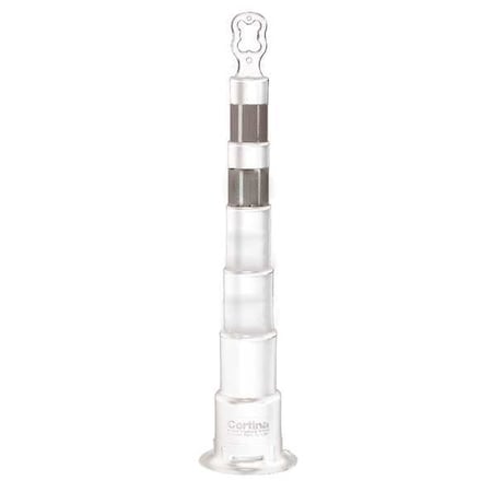 Trim Line Channelizer, HDPE/ Recycled Rubber, High-Intensity Prismatic, 45 in Height, 45" Length