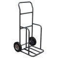 Portable Cone Cart, Steel, 14 in Height, 45 in Length, 16 lb, Black