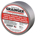 Duct Tape, Gray, 60-1/8 yd L, 1-7/8 in W