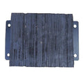 Dock Bumper, 12x6x20 In., Rubber