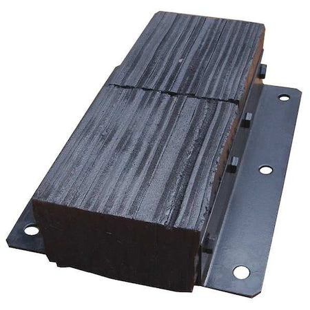 Dock Bumper, 20x4-1/2x13 In., Rubber