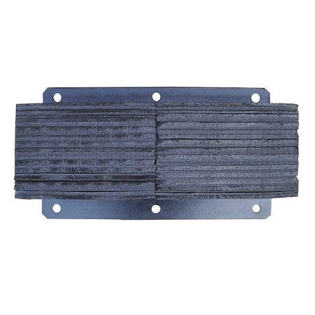 Dock Bumper, 24x6x13 In., Rubber