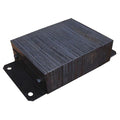 Dock Bumper, 12x4-1/2x20 In., Rubber