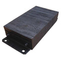 Dock Bumper, 12x4-1/2x26 In., Rubber