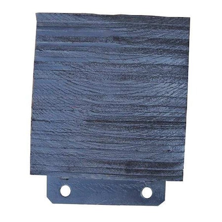 Dock Bumper, 10x4-1/2x11-1/2 In., Rubber