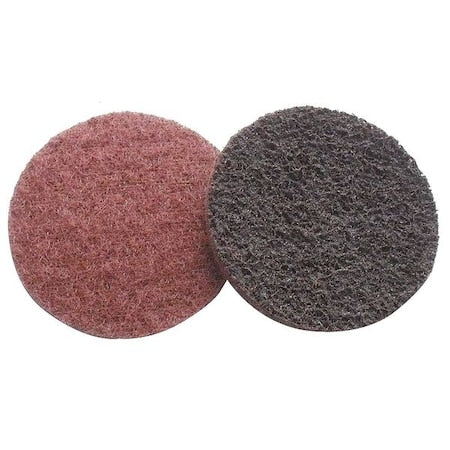 Hook-and-Loop Surface Conditioning Disc, 3" Dia, Non-Vacuum, Aluminum Oxide, 80 Grit, Surface Prep