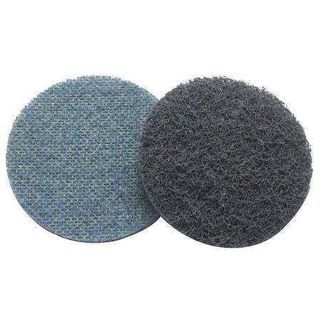 Hook-and-Loop Surface Conditioning Disc, 3" Dia, Non-Vacuum, Aluminum Oxide, 180 Grit, Surface Prep