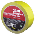 Duct Tape, Yellow, 60 yd L, 1-7/8 in W