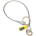 Cable Tie-Off Adapter, 10 ft Length, 310 lb Weigth Capacity, Stainless Steel Anchor, Dual O-Ring