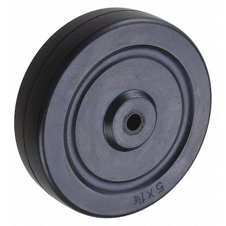 Caster Wheel, Rubber, 5 in., 280 lb.