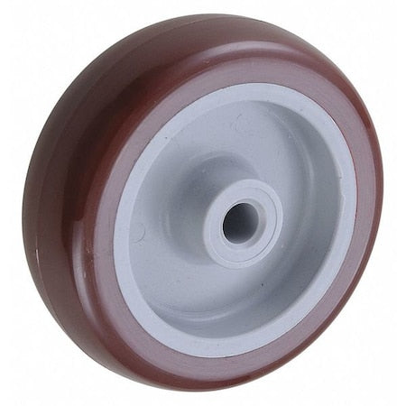 Caster Wheel, Polyurethane, 3 in., 125 lb.