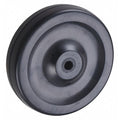 Caster Wheel, Rubber, 4 in., 140 lb.