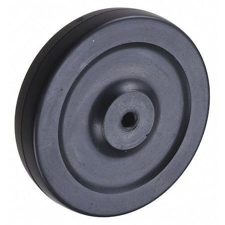 Caster Wheel, Rubber, 5 in., 145 lb.