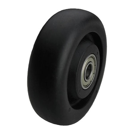 Caster Wheel, Polyolefin, 4 in., 250 lb.