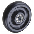 Caster Wheel, Polyolefin, 5 in., 250 lb.