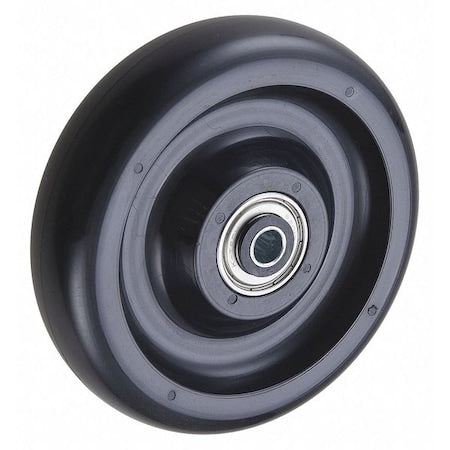 Caster Wheel, Polyolefin, 5 in., 250 lb.