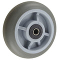 Caster Wheel, TPR, 6 in., 450 lb., Roller