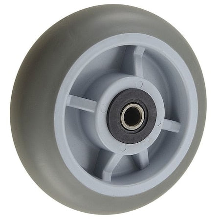 Caster Wheel, TPR, 6 in., 450 lb., Roller