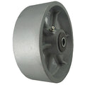 Caster Wheel, Cast Iron, 1400 lb., Gray