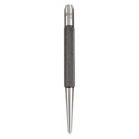 Center Punch, 1/8 in, 3 in, Knurled