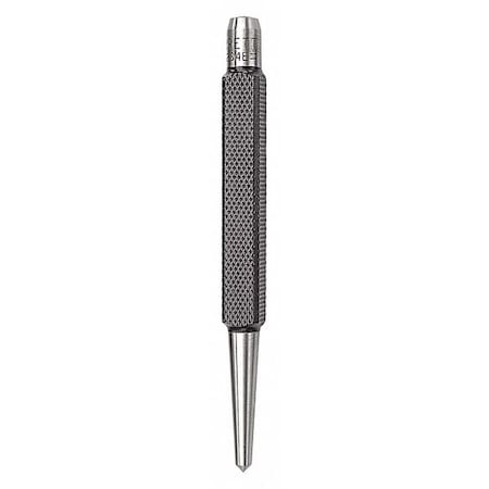 Center Punch, 5/32 in, 4 1/4 in, Steel