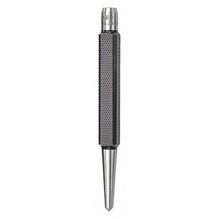Center Punch, 3/16 in, 4 1/2 in, Box