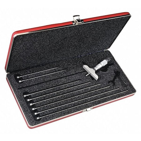 Depth Micrometer, 0 to 9" Range
