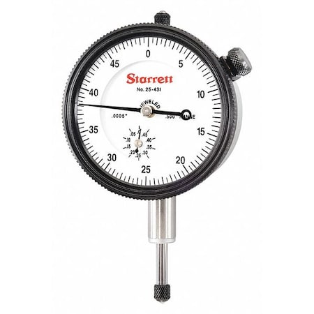 Dial Indicator, AGD 2, Range 0 to 0.500"