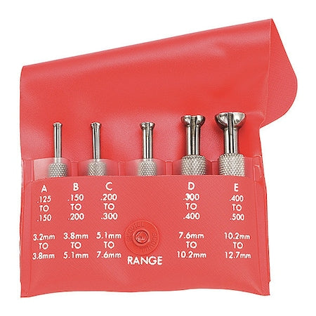 Small Hole Gauge Set, Contact: Split Ball