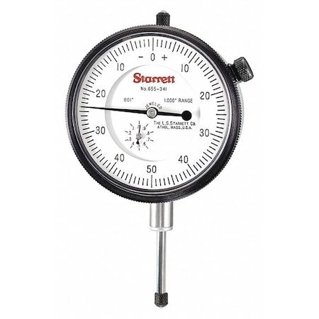 Dial Indicator, AGD 3, Range 0 to 1"