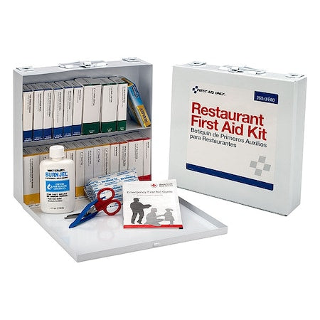 First Aid Kit and Housing, Metal 180 Components, 75 People Served
