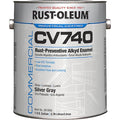 Interior/Exterior Paint, Glossy, Oil Base, Silver Gray, 1 gal