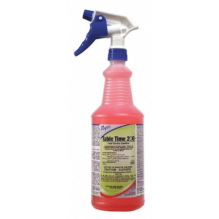 RTU Food Service Sanitizer, 1 qt., PK6, 6 PK
