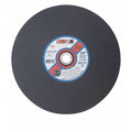 Abrasive Cut-Off Wheel, Type 1, 20 in Dia, 3/16 in Thick, 1 in Arbor Hole Size, Aluminum Oxide