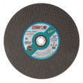 Abrasive Cut-Off Wheel, Type 1, 16 in Dia, 5/32 in Thick, 1 in Arbor Hole Size, Aluminum Oxide