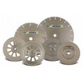 Abrasive Cut-Off Wheel, Type 1, 16 in Dia, 0.15 in Thick, 1 in Arbor Hole Size, Diamond, 24 Grit