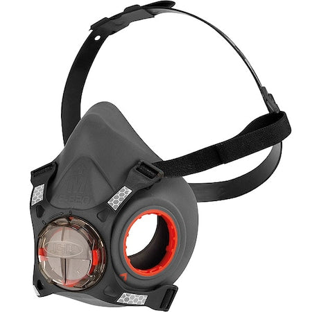 Half Mask Respirator, P100, Bayonet, Size, M Not Applicable Cartridges Included