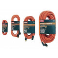 SJTW Extension Cord, 14 AWG, Outdoor, 14/3, 1 Outlets, 5-15R, Orange, 5-15P, 50 ft