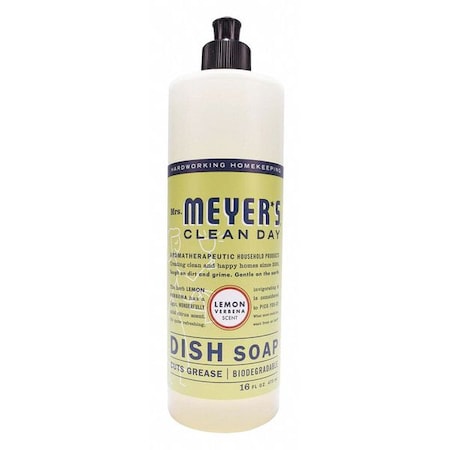 Dish Soap, Liquid, Lemon Verben, 16 oz., PK6