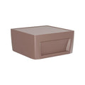 Sync Cube with Door,15 in H,Brown