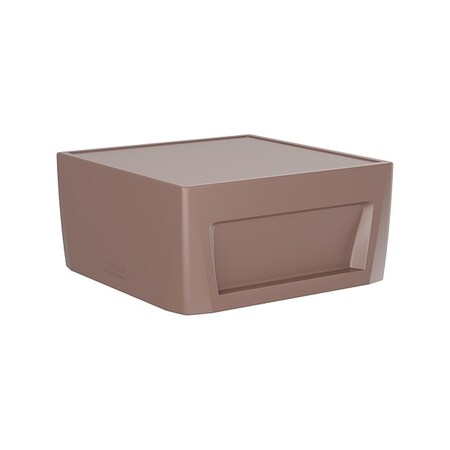 Sync Cube with Door,15 in H,Brown