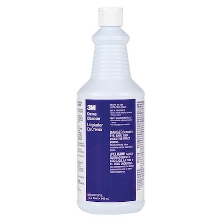 Bathroom Cleaner, 1 qt, Bottle, White, PK12