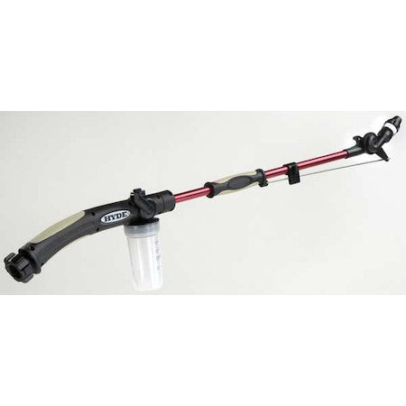 Spray Nozzle, Aluminum, Red, 38 In.