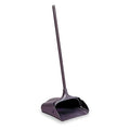Long Handled Dust Pan with Wheels, Polypropylene, 27 1/2 in Handle Lg