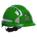 Hard Hat, JSP, HDPE, 6 Point Ratchet, Type 1, Class C, Red