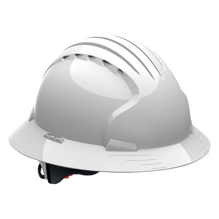 Hard Hat, JSP, HDPE, 6 Point Ratchet, Type 1, Class E, Lime